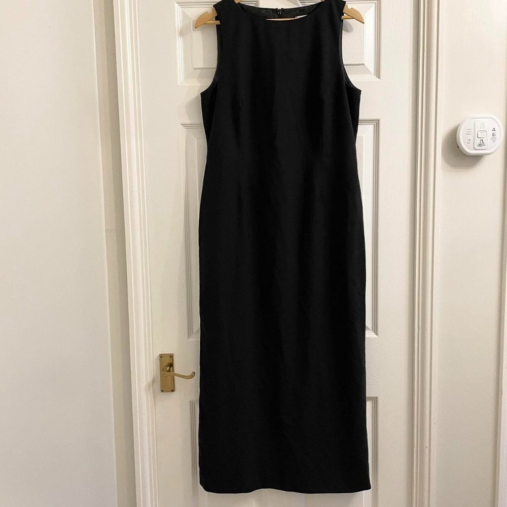 Laura Ashley Womens Black Dress
